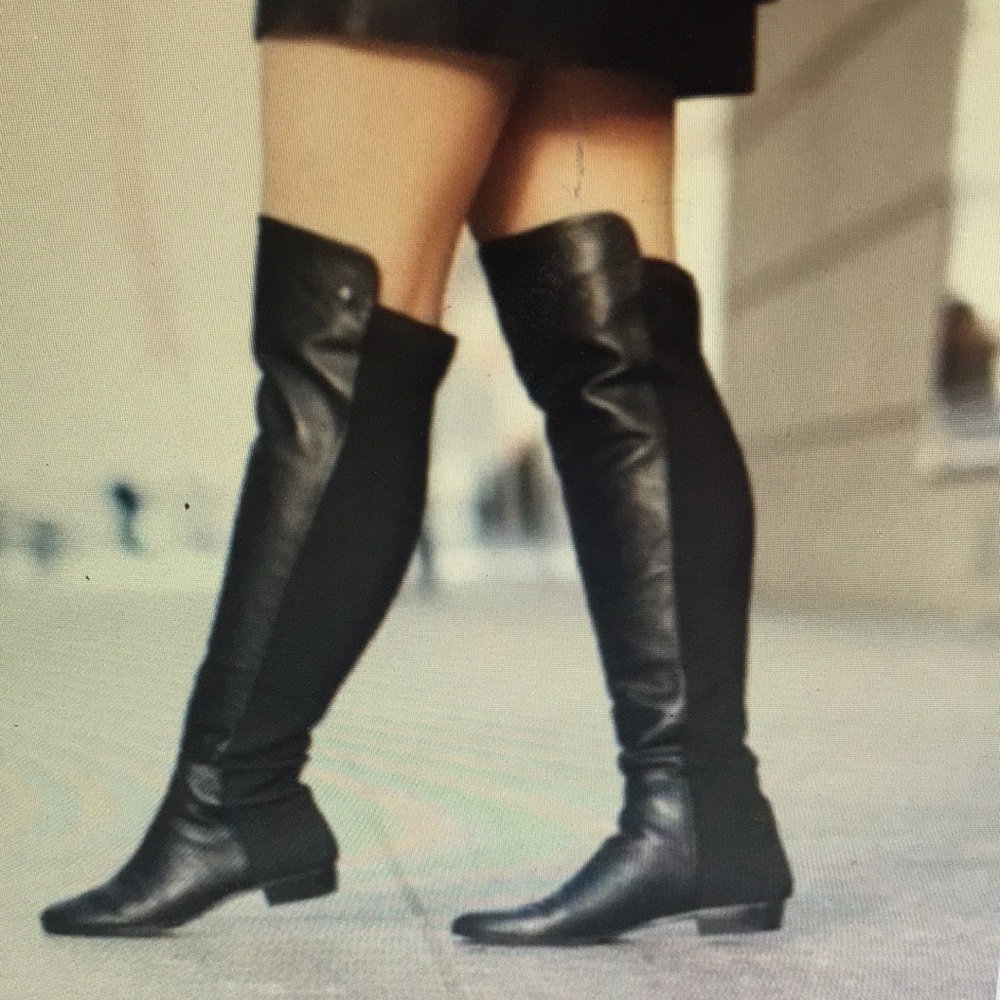 Black Over-the-Knee Women's Boots